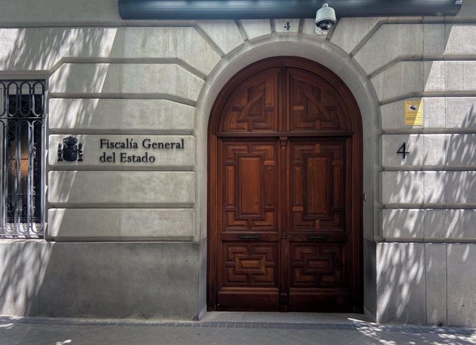 Archivo - Entrada a la sede de la Fiscalía General del Estado