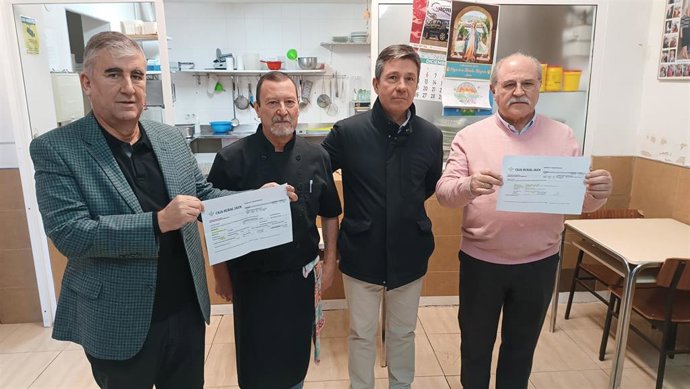 Entrega del donativo.