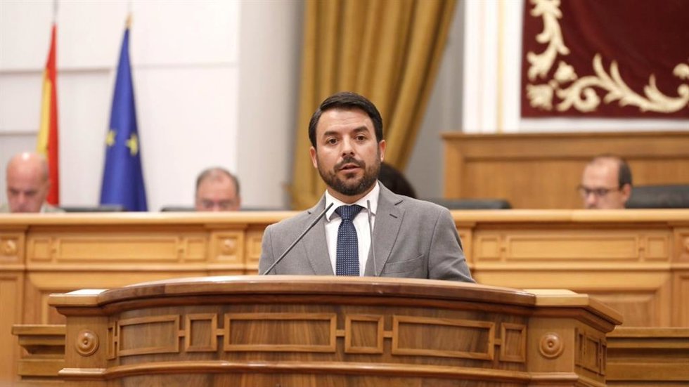 Iván Sánchez, portavoz de Vox en las Cortes de Castilla-La Mancha