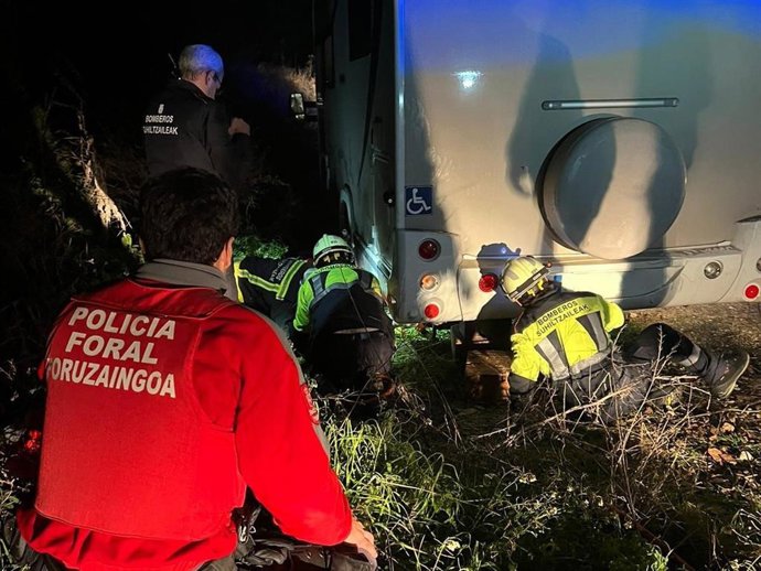 Momento del rescate.