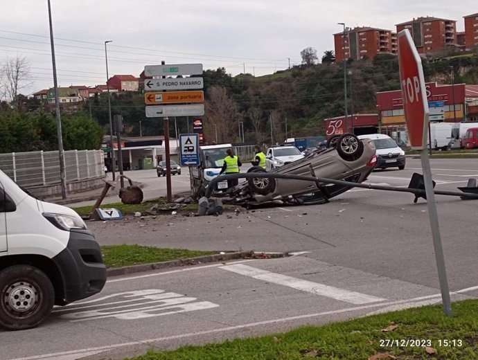 Accidente de tráfico.