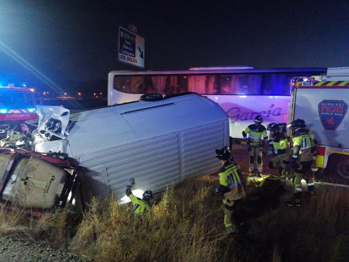 Imagen del accidente facilitada por el CEIS