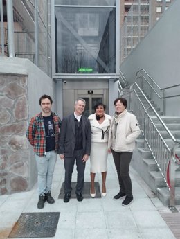 Inauguración del ascensor