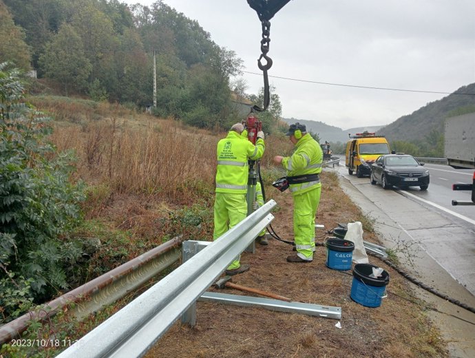 Trabajos de conservación