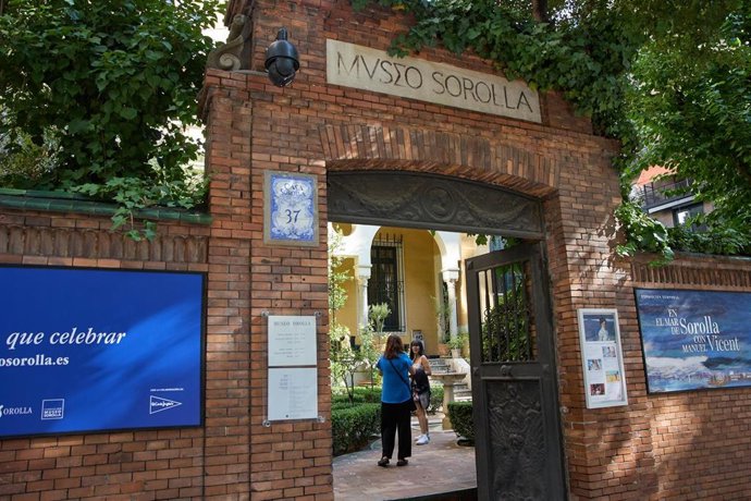 Archivo - Entrada del Museo Sorolla, en la casa Sorolla, a 10 de septiembre de 2023, en Madrid (España). 