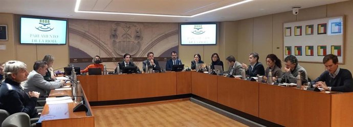 Comparecencia del consejero de Educación, Alberto Galiana, en el Parlamento riojano
