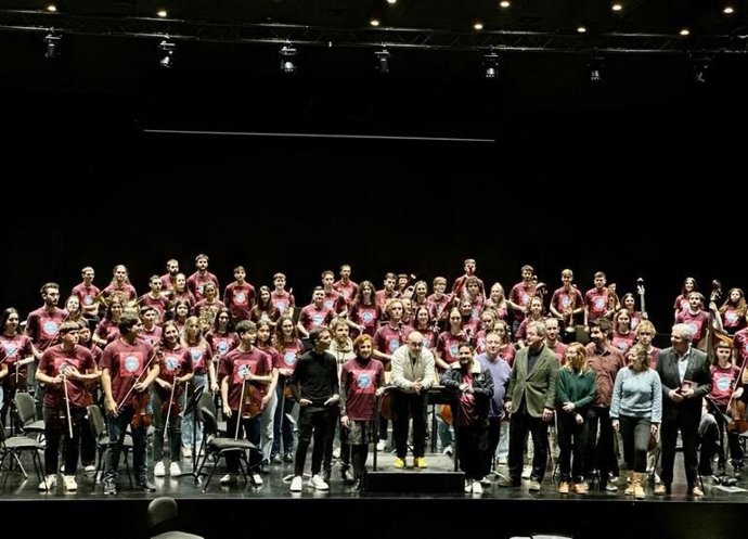 Preparación de los conciertos de Encuentro Navideño de la EGO en Musikene