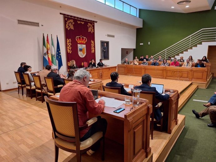 Sesión plenaria en el Ayuntamiento de Torremolinos el 28 de diciembre de 2023.