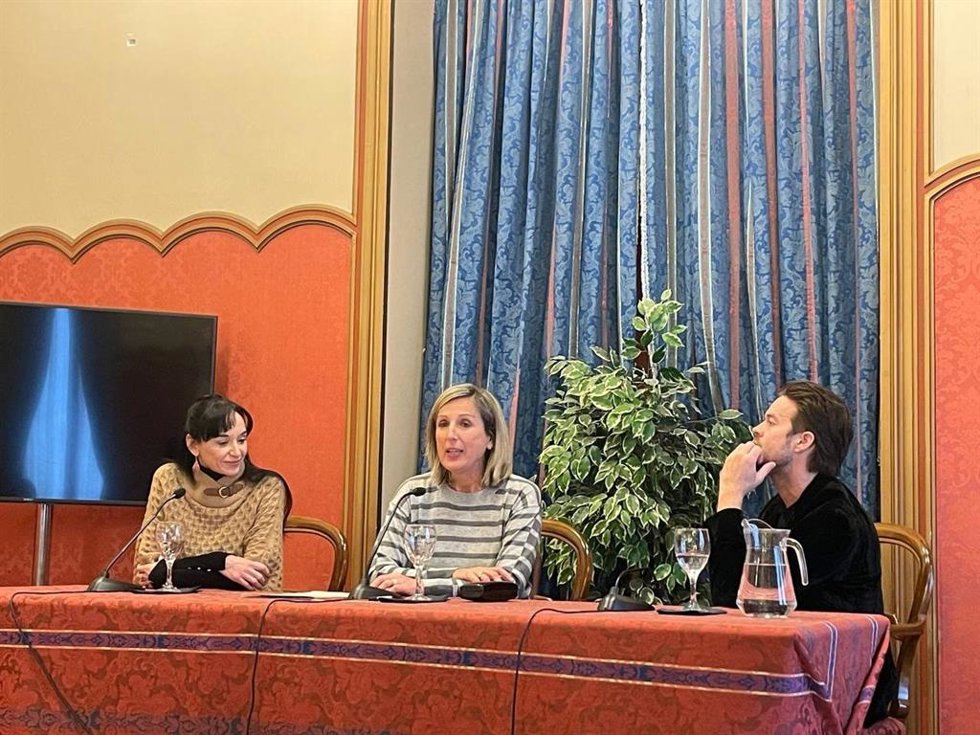 Presentación del espectáculo de ballet "Lost letters"("Cartas perdidas") con Lucía Lacarra y Matthew Golding,