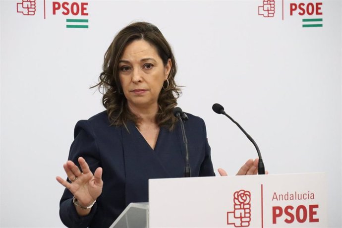 La portavoz socialista de Fomento en el Parlamento de Andalucía, Isabel Ambrosio.