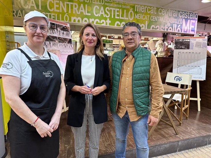 La alcaldesa de Castelló Begoña Carrasco, destaca "el compromiso adquirido con los vendedores del Mercado Central para agilizar este proyecto de ciudad".