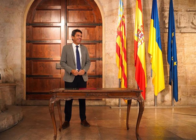 Archivo - El presidente de la Generalitat Valenciana, Carlos Mazón, en una imagen de archivo. 