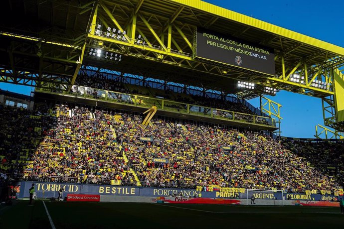 Archivo - General view during the Santander League match between Villareal CF and Real Madrid at the La Ceramica Stadium on January 7, 2023, in Castellon, Spain.
