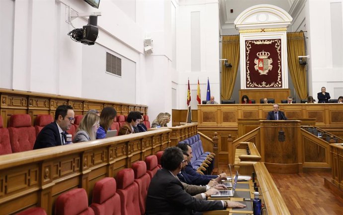 Pleno en las Cortes para aprobar los presupuestos de Castilla-La Mancha.