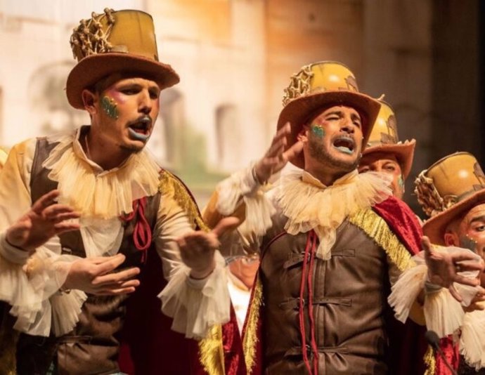 Concurso de carnaval en Mairena del Aljarafe, en Sevilla, en una imagen de archivo.