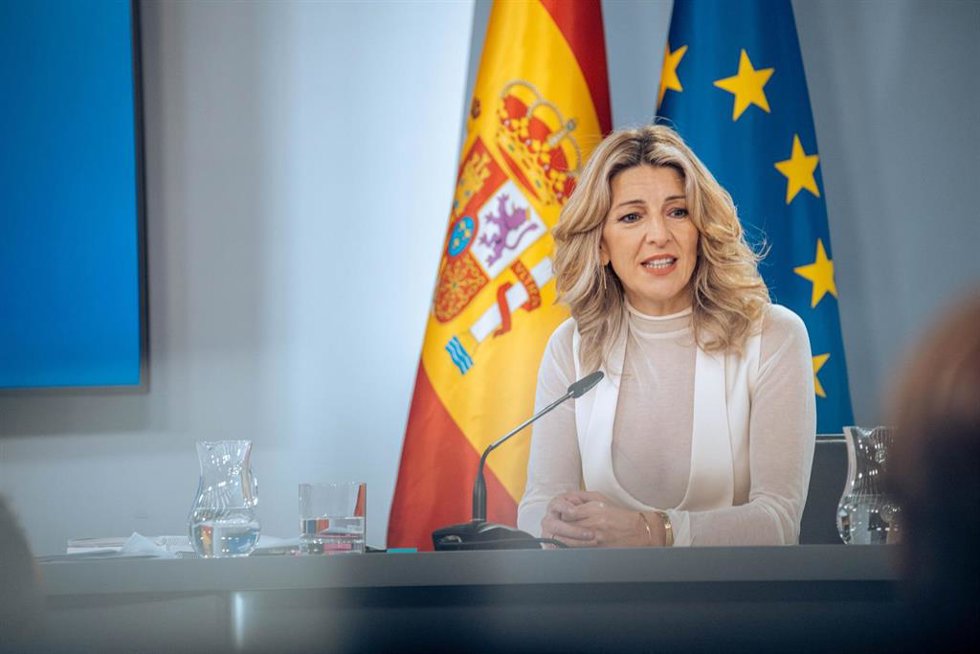 La vicepresidenta segunda y ministra de Trabajo, Yolanda Díaz