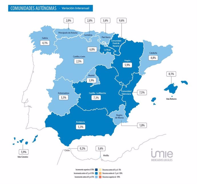 El encarecimiento de la vivienda se modera al 4,1% interanual en el cuarto trimestre de 2023, según Tinsa.