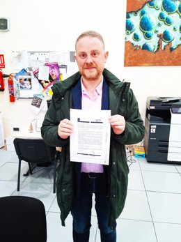 Coordinador de Vox Petra y portavoz adjunto en el Consell de Mallorca, David Gil.