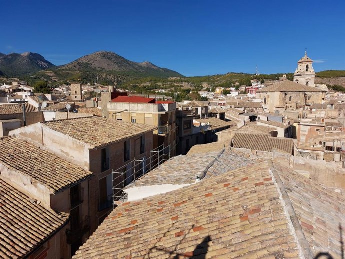 Vistas de Caravaca de la Cruz desde el techado del antiguo convento de San José.