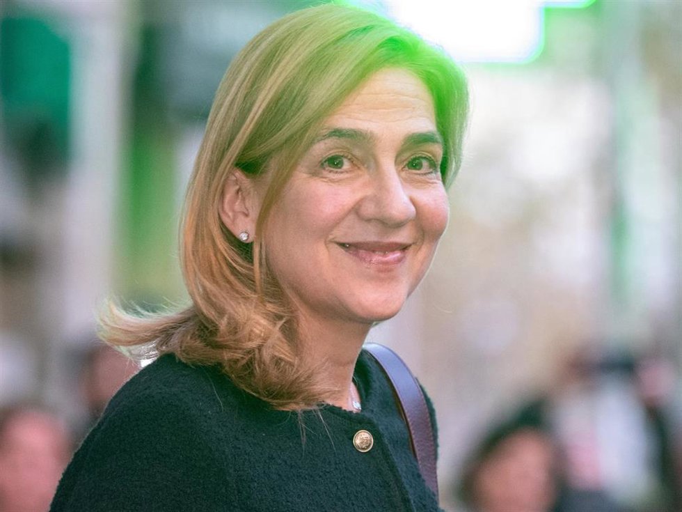 La Infanta Cristina en la celebración del 60 cumpleaños de la Infanta Elena