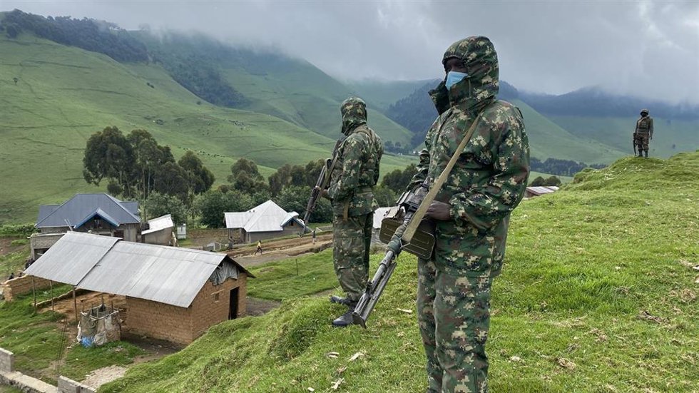 Archivo - Imagen de fuerzas internacionales africanas en Kivu Norte (República Democrática del Congo)