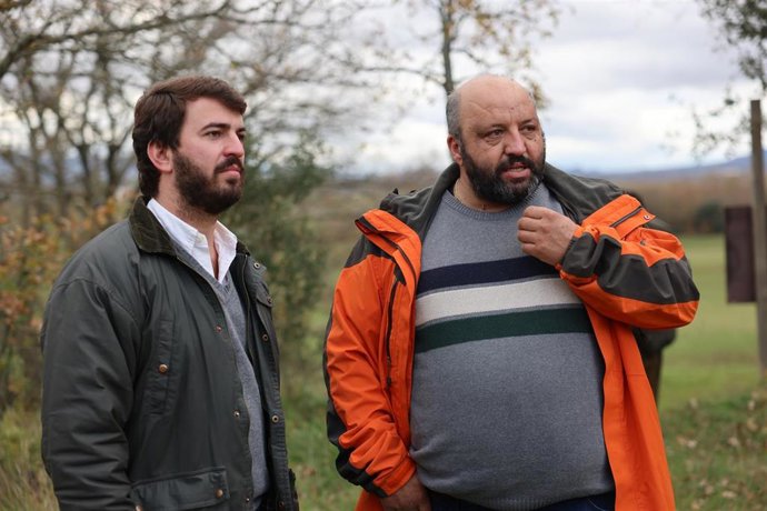 El Vicepresidente De La Junta De Castilla Y León, Juan García-Gallardo, En Cigüenza (Burgos).