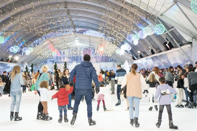 Pista de hielo en el Arenal