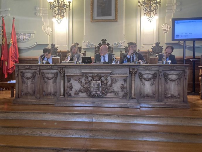 Una imagen del pleno del ayuntamiento.