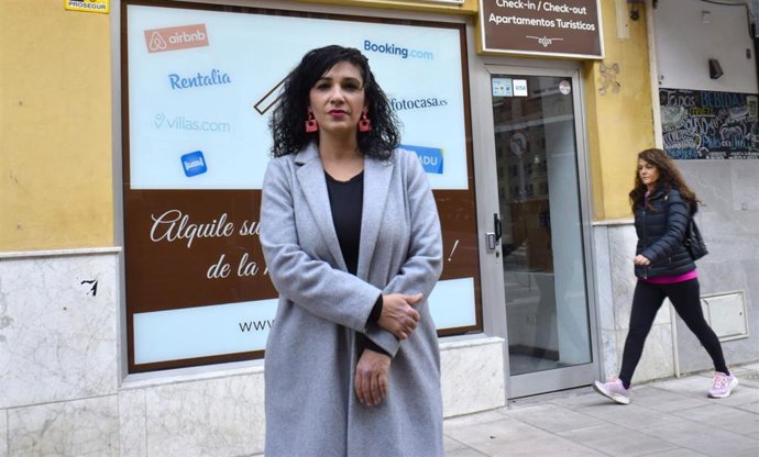 Toni Morillas es coordinadora provincial de IU en Málaga.