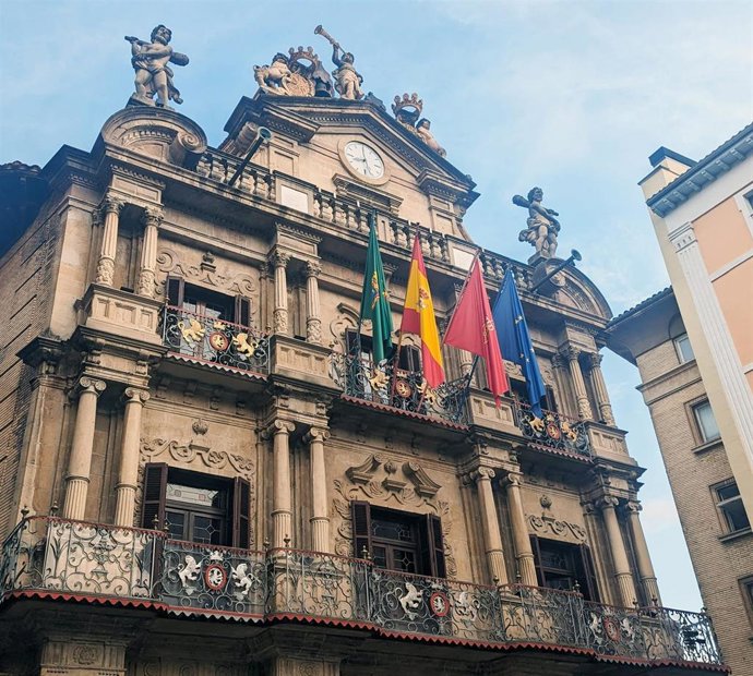 Fachada del Ayuntamiento de Pamplona