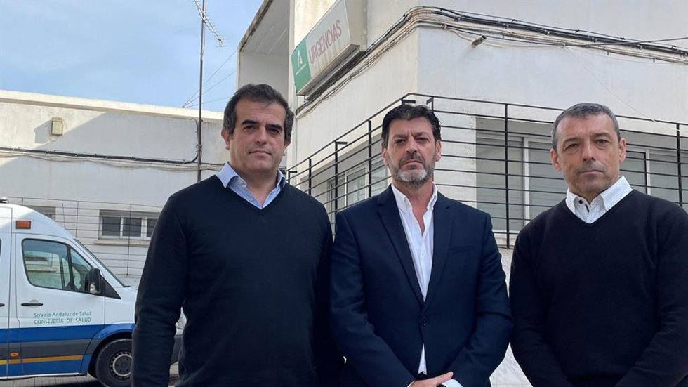José Antonio Macías, Francisco Garrido y Antonio Sevilla