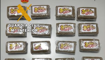 Detenidas en un control de la Guardia Civil en la A-311, en Andújar (Jaén), con 23 pastillas de hachís
