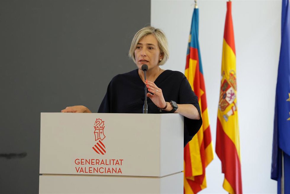 Archivo - La consellera de Justicia e Interior, Elisa Núñez