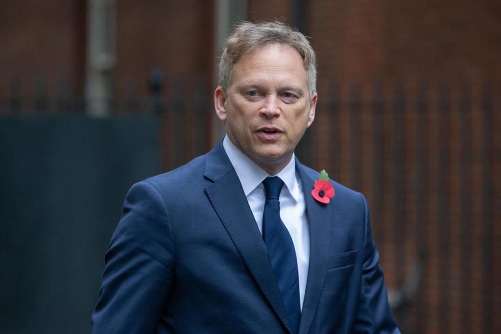 Archivo - El ministro de Defensa de Reino Unido, Grant Shapps.