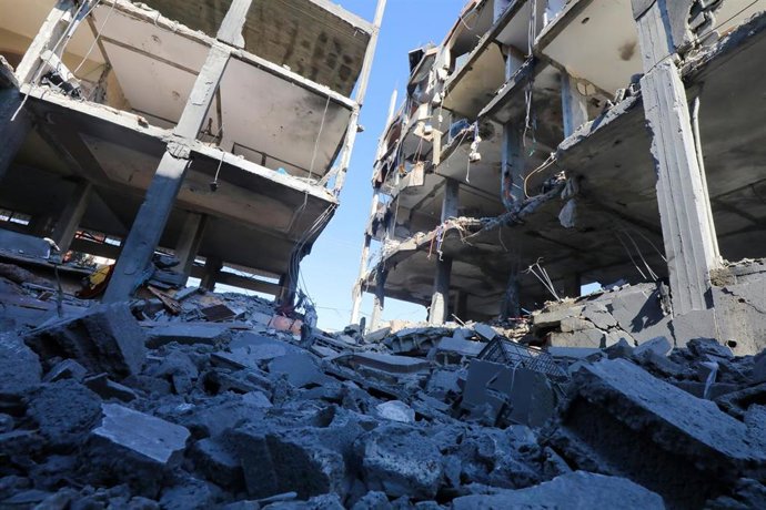 Campo de refugiados de Nueirt, en la Franja de Gaza.