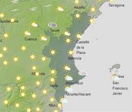 Predicción meteorológica del sábado 30 de diciembre