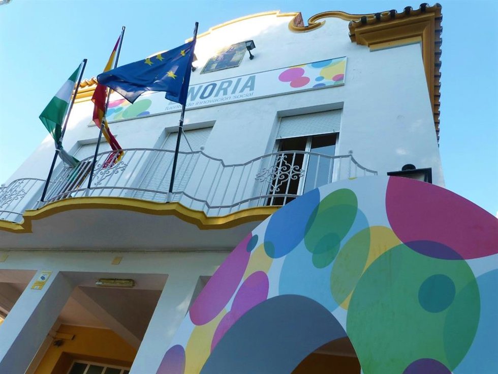 Archivo - Fachada del centro de innovación social La Noria de Málaga.
