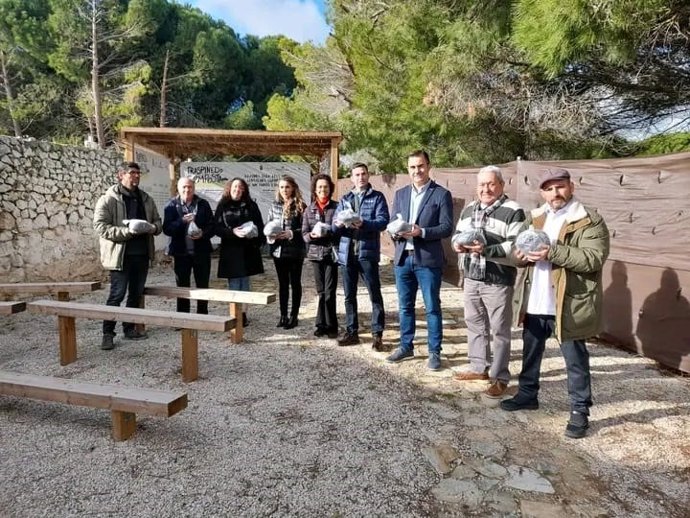 Zona creada en el punto limpio de Traspinedo.