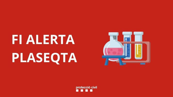 Fin de la alerta del Plaseqta