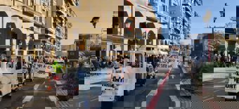 Manifestación de vecinos de Rincón de Soto en Logr