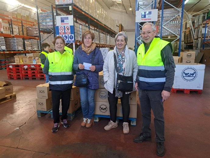 La Asociación de Mujeres de Albelda hace entrega al Banco de Alimentos de 387 euros