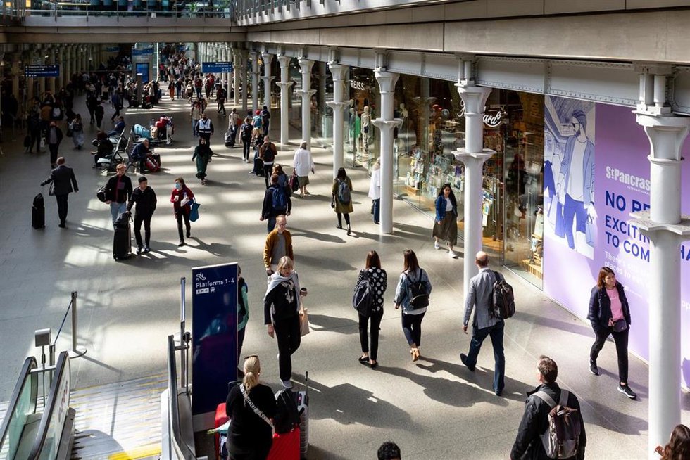 Archivo - Estación de Saint Pancras de Londres.