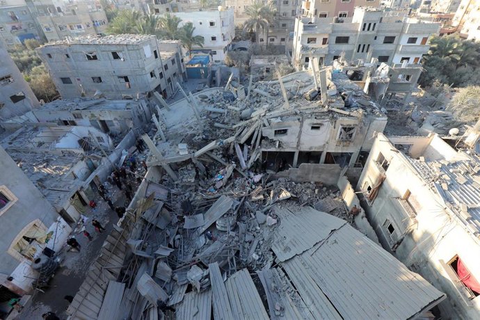 Campo de refugiados de Nueseirat, en la Franja de Gaza.