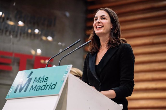 Archivo - La concejala y portavoz de Más Madrid en el Ayuntamiento de Madrid, Rita Maestre, en la clausura del primer Plenario de Más Madrid Ciudad