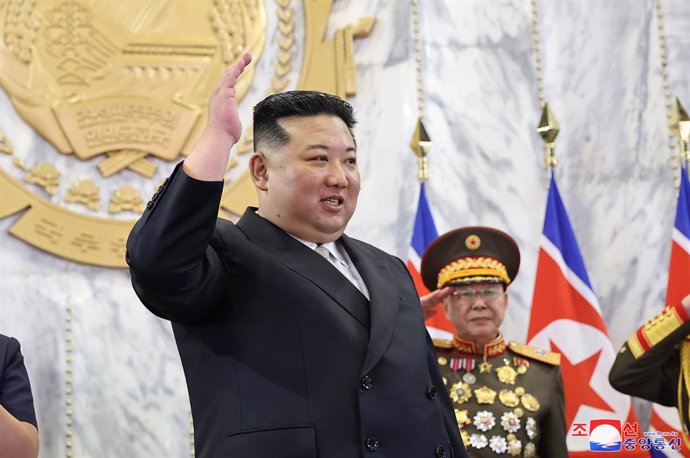 Archivo - El líder de Corea del Nord, Kim Jong Un
