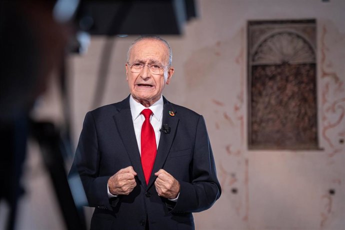 El alcalde de Málaga, Francisco de la Torre, en su mensaje de Año Nuevo.
