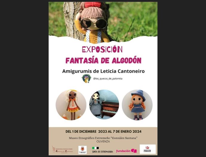 Exposición en Olivenza sobre la técnica japonesa del amigurumi