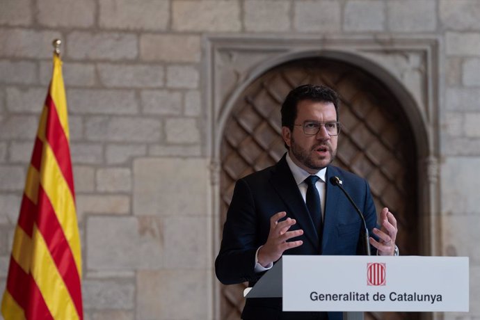 Aragonès després de la seva recent reunió amb el president del Govern, Pedro Sánchez