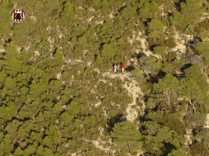 Rescatan a un senderista y a sus dos hijos desorientados en la Ruta de la Muela