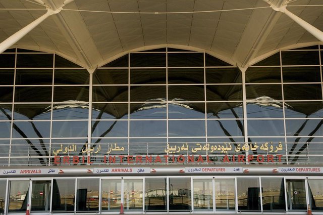Archivo - Aeropuerto de Erbil, capital de la región semiautónoma del Kurdistán iraquí (archivo)